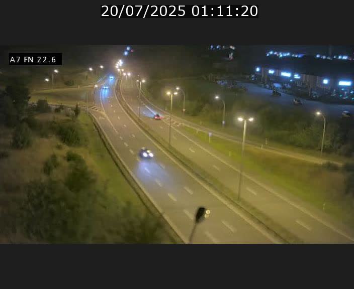 Caméra trafic Luxembourg - A7, Colmar-berg direction Mersch