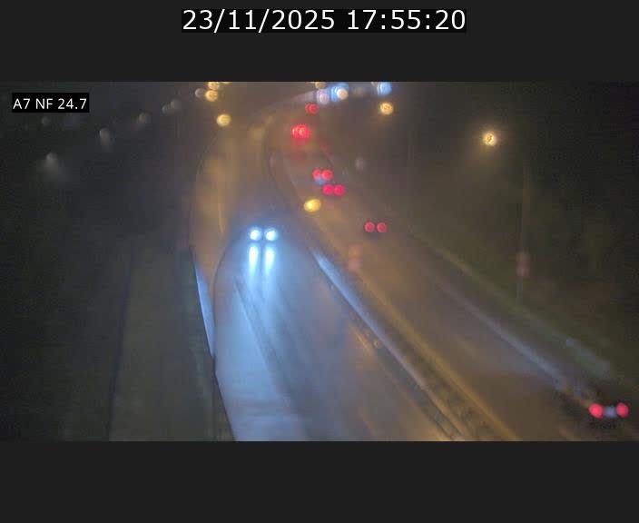 Caméra trafic Luxembourg - A7, Schieren direction Mersch