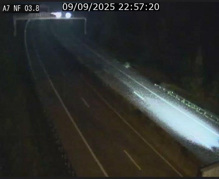Webcam autoroute A7 au Luxembourg à la sortie du Tunnel Stafelter vers le Nord