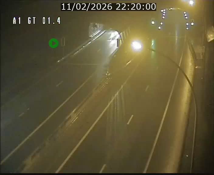 Traffic live webcam Luxembourg Hesperange - A1 direction Kirchberg - BK 1.4