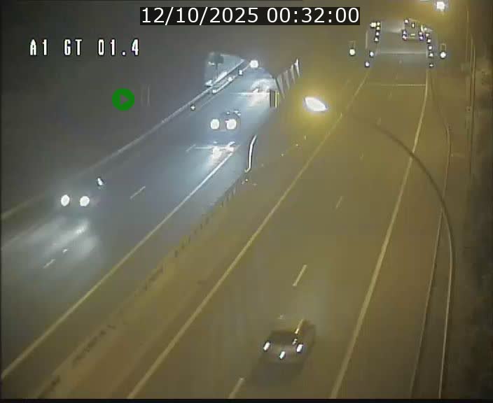 Traffic live webcam Luxembourg Hesperange - A1 direction Kirchberg - BK 1.4