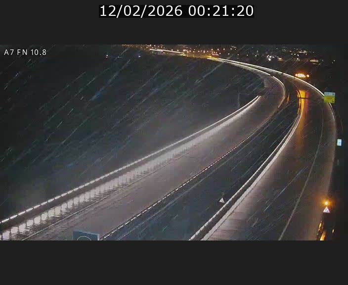 Caméra trafic Luxembourg - A7, Tunnel Gousselerbierg, sortie sud, direction rond-point Lorentzweiler (BK 10.8)