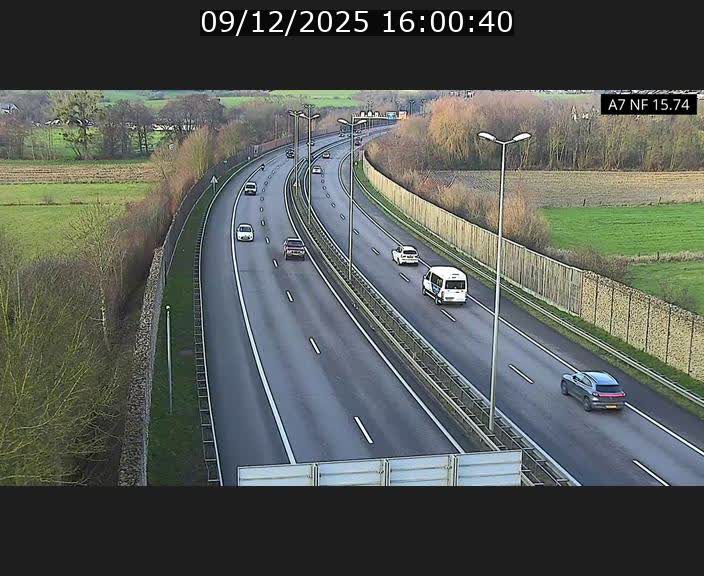 Caméra trafic Luxembourg - A7, Tunnel Mersch, entrée nord, direction Lorentzweiler