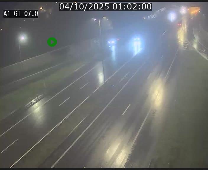 Traffic live webcam Luxembourg Cents - A1 direction Kirchberg - BK 7
