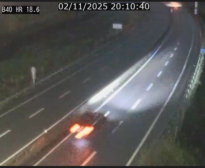 Webcam sur la route de liaison entre Micheville et Esch-Belval à la frontière entre le Luxembourg et la France. Vue orientée vers la Lorraine.