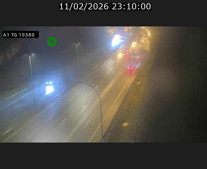 Traffic live webcam Luxembourg Senningerberg - A1 direction Luxembourg Kirchberg - BK 10.3