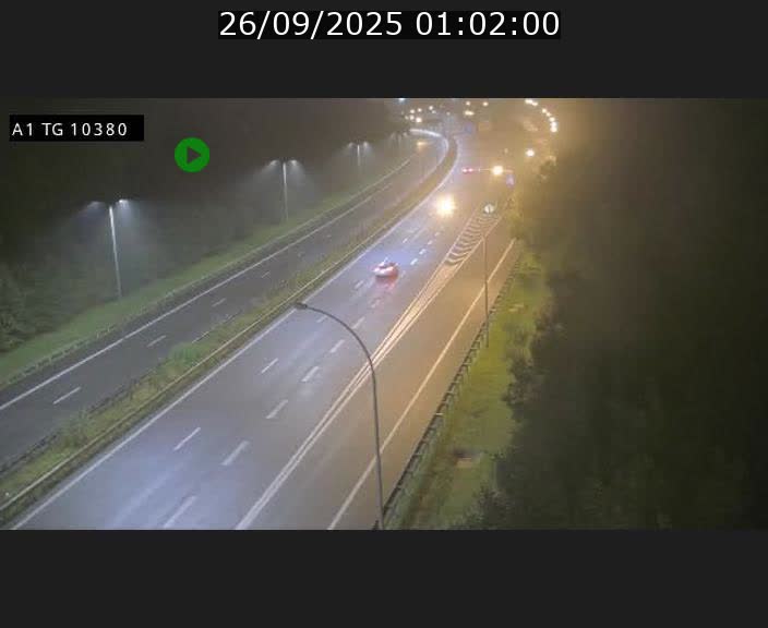 Traffic live webcam Luxembourg Senningerberg - A1 direction Luxembourg Kirchberg - BK 10.3