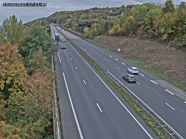 Caméra autoroute France - A30, Hayange direction Metz