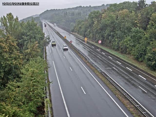 Caméra autoroute France - A30, Hayange direction Metz