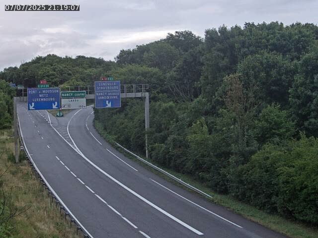 Caméra autoroute France - Biffurcation A31/A33, Laxou direction Nancy