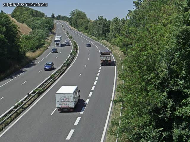 Caméra autoroute France - A33, Rosières direction Lunéville