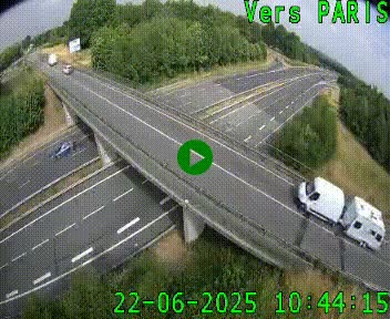 Clone of Caméra routière sur l'autoroute A20 au nord de Limoges, à la jonction avec la N520. Vue orientée vers Paris