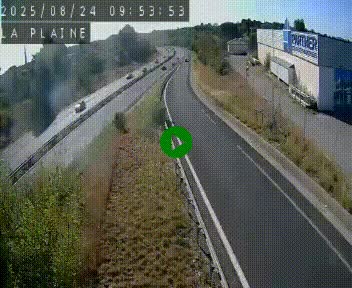 Caméra routière France - N109, Juvignac - La plaine, en direction de Clermont l'Hérault, à la sortie de Montpellier