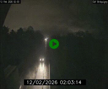 Webcam sur le périphérique de Rennes (N136) à hauteur du quartier Bréquigny, au sud de la ville