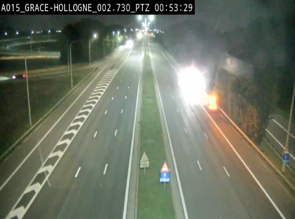 Caméra trafic Belgique - Grâce-Hollogne - E42, jonction avec A604, direction Loncin/Aéroport de Liège -  BK 3.2