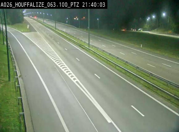 Caméra autoroute Belgique - Houffalize, E25 direction Liège