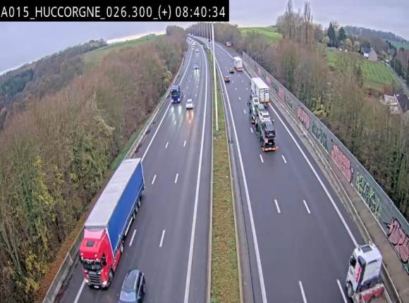 Webcam autoroute Belgique - Viaduc de Huccorgne - E42