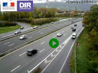 Webcam sur la Nationale 201 à hauteur de la sortie Chambéry-Nord, avant à la jonction entre l'A41 et l'A43, en direction de Lyon