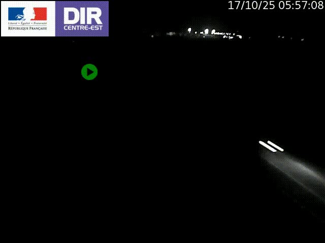 Webcam sur le contournement de Valence, sur la Nationale 7, caméra orientée vers Lyon