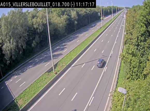 Webcam autoroute Belgique - Villers-le-Bouillet - E42 direction Liège - BK 18.7