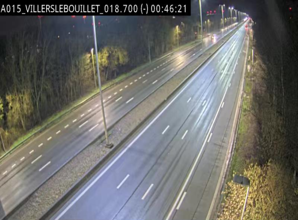 Webcam autoroute Belgique - Villers-le-Bouillet - E42 direction Liège - BK 18.7