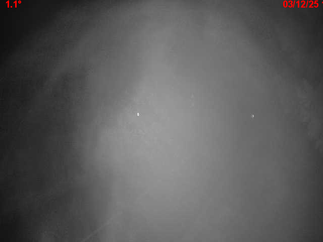 Webcam en haut du col du Ballon d'Alsace sur la D465 à 1075 mètres d'altitude dans les Vosges