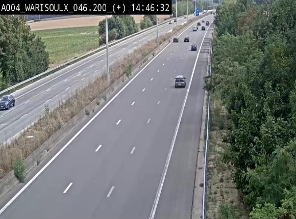 Webcam autoroute Belgique - Warissoulx - E411 - BK 46.2