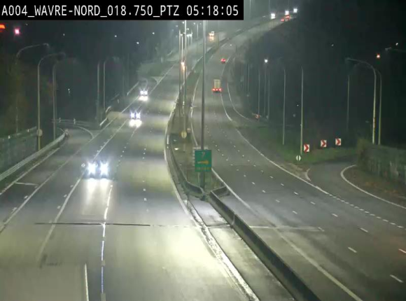 Webcam traffic E411(A4) - BK 18.7 - Bierges (Wavre Nord)