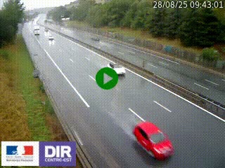Webcam routière à Saint-Etienne-Terrenoire sur la RN88 avant la jonction entre l'A72 et le Boulevard Périphérique de Saint-Etienne