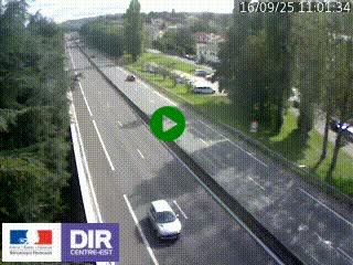 Webcam routière à Le Chambon-Feugerolles sur la RN88 entre Firminy et Saint-Etienne