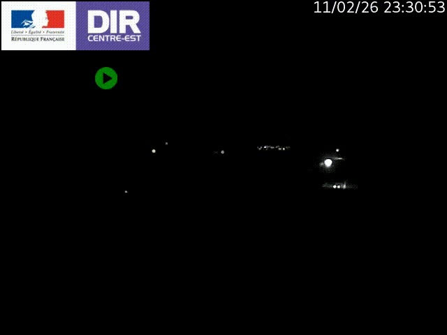 Caméra trafic à Meylan sur la Rocade-Sud de Grenoble en direction d'Aix-en-Provence