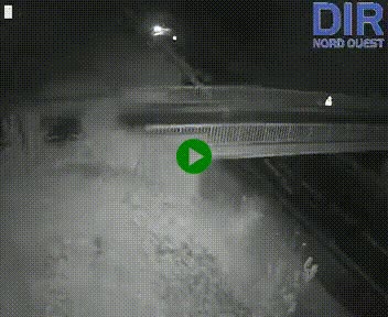 Webcam sur A84 à hauteur de Pont-Farcy, au niveau du pont autoroutier sur la Vire, au sud de Saint-Lô