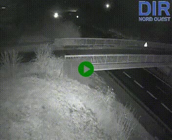 Webcam sur A84 à hauteur de Pont-Farcy, au niveau du pont autoroutier sur la Vire, au sud de Saint-Lô