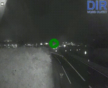 Webcam au début de l'A84 sur le périphérique Ouest de Caen (N814) à hauteur de la sortie 9, Porte de Bretagne