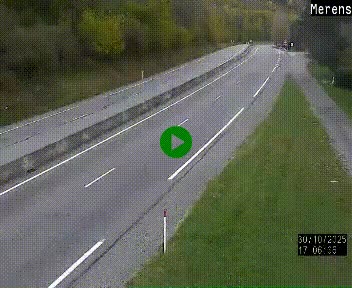 Webcam dans les Pyrénées à hauteur de Mérens-les-Vals sur N320, en direction de Pas de la Casa (Andorre)