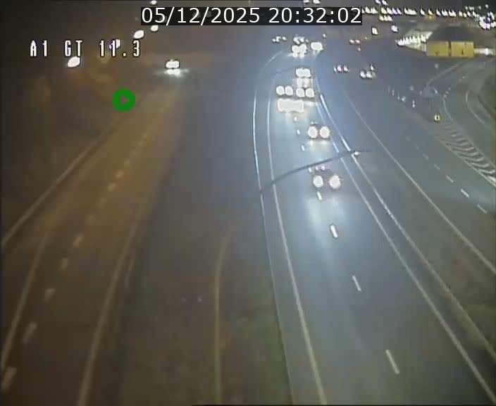 Traffic live webcam Luxembourg Senningerberg - A1 direction Allemagne - BK 11.3