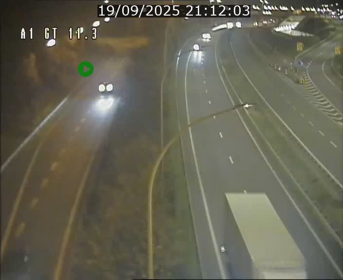 Traffic live webcam Luxembourg Senningerberg - A1 direction Allemagne - BK 11.3