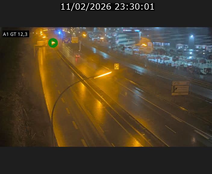 Traffic live webcam Luxembourg Senningerberg - A1 direction Allemagne - BK 12.3