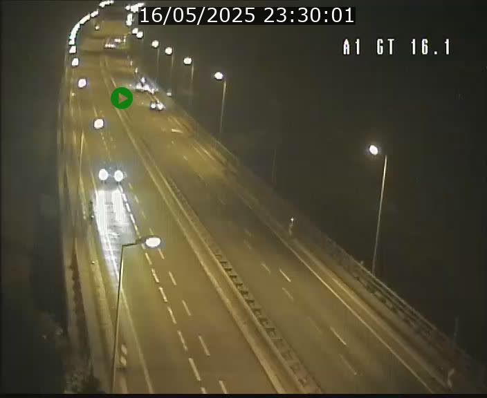 Traffic live webcam Luxembourg Niederanven - A1 direction Allemagne - BK 16.1