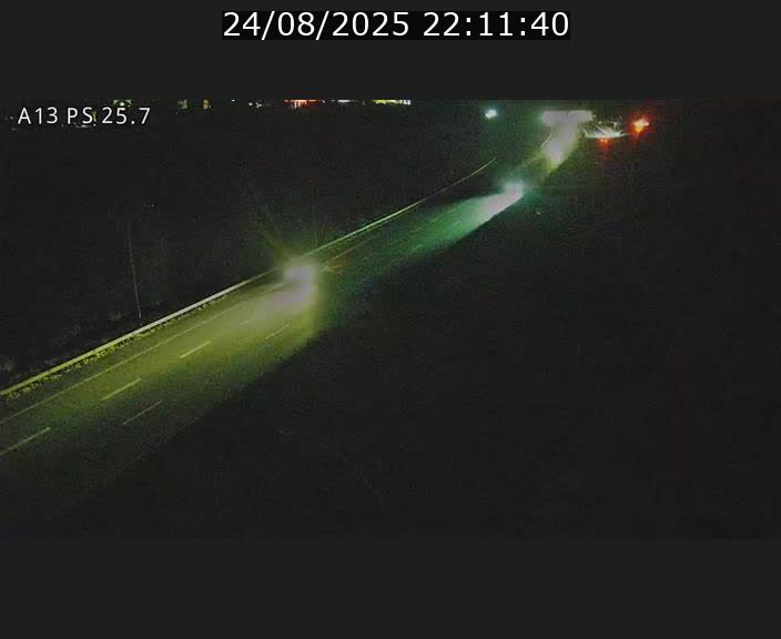 Traffic live webcam Luxembourg Frisange - A13 direction Allemagne - BK 26