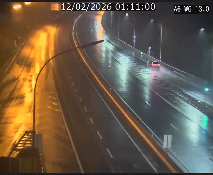 Traffic live webcam Luxembourg Mamer - A6 - BK 13 - direction Luxembourg/France/Allemagne