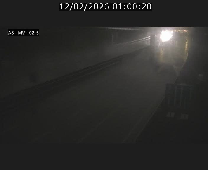 Webcam autoroute A3 au Luxembourg à proximité de la Croix de Gasperich. Vue orientée vers Luxembourg
