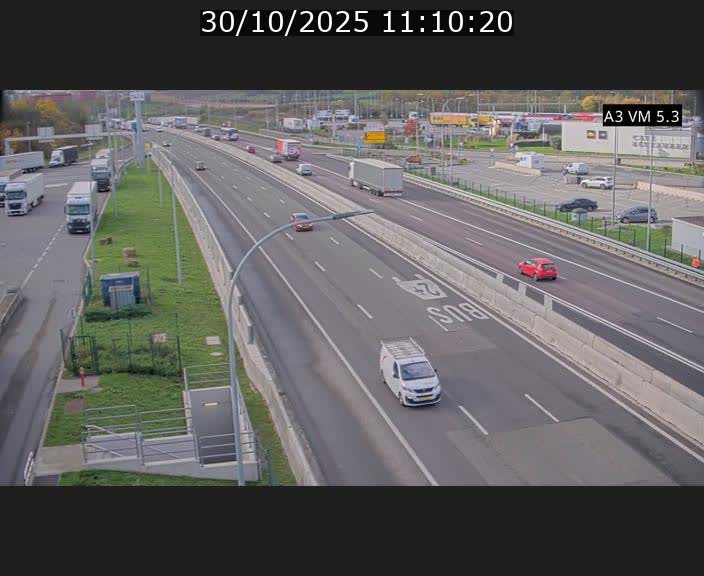Traffic live webcam Luxembourg Aire de Berchem - A3 - BK 5 - direction France