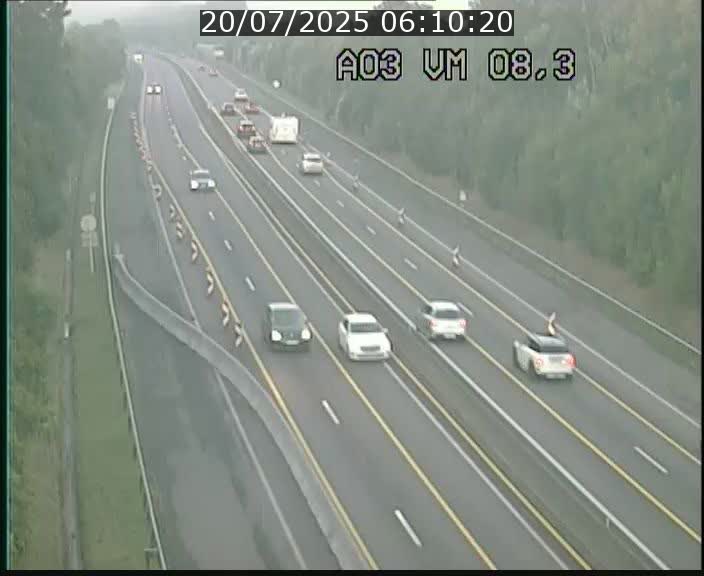 Traffic live webcam Luxembourg Bettembourg - A3 - BK 8.3 - direction France
