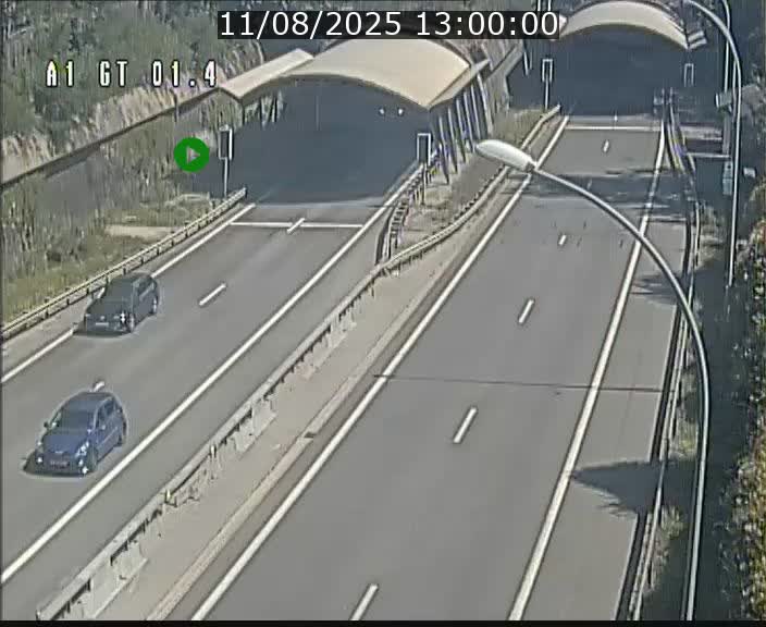 Traffic live webcam Luxembourg Hesperange - A1 direction Kirchberg - BK 1.4