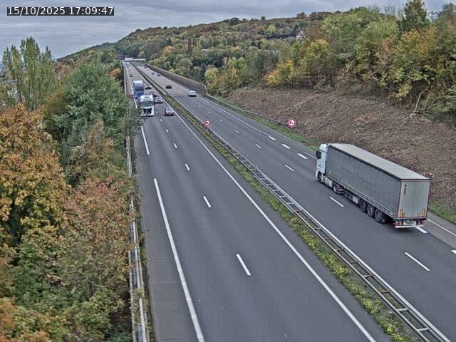 Caméra autoroute France - A30, Hayange direction Metz