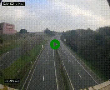 Webcam située à la Rochelle, à la fin de la N237 avant l'accès au péage du Pont de l'Île-de-Ré