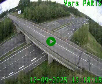 Clone of Caméra routière sur l'autoroute A20 au nord de Limoges, à la jonction avec la N520. Vue orientée vers Paris