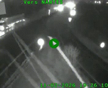 Webcam N147 au nord de Poitiers et à la jonction avec la A10