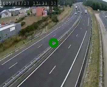Caméra autoroute A75 à hauteur du col du rocher blanc en direction de Montpellier
